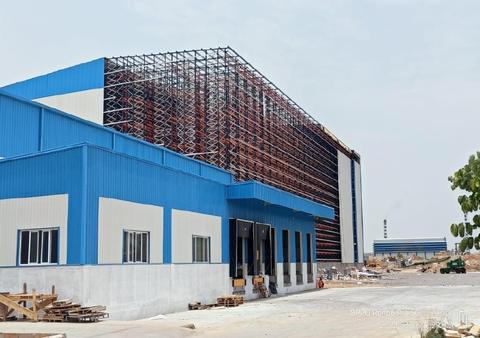 Welspun Flooring Hyderabad ASRS structure, 2021, photo 5